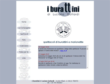 Tablet Screenshot of burattini.it